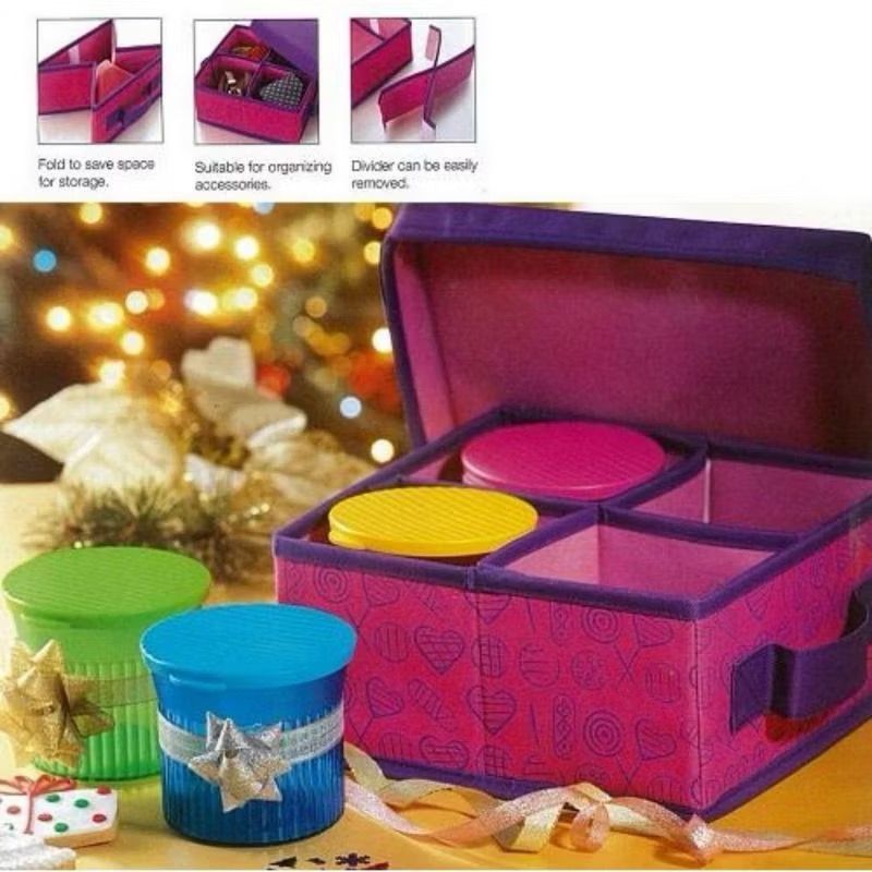 4'2216 Tupperware Organizer/ Tupperware Elegant Round Medium 410ml ...