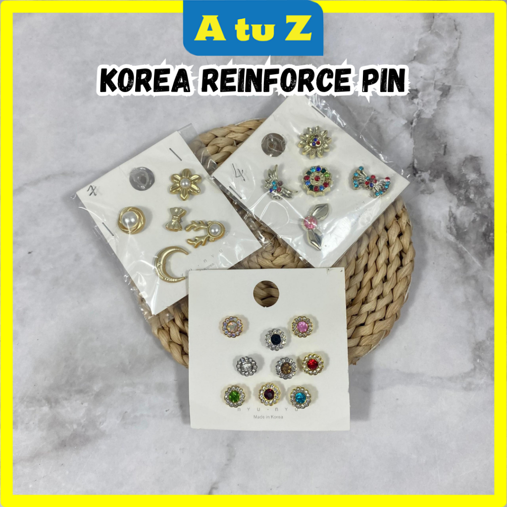 AtuZ [ReadyStock] HD Korea Reinforce Pin/Pin Brooch Safety Pin ...