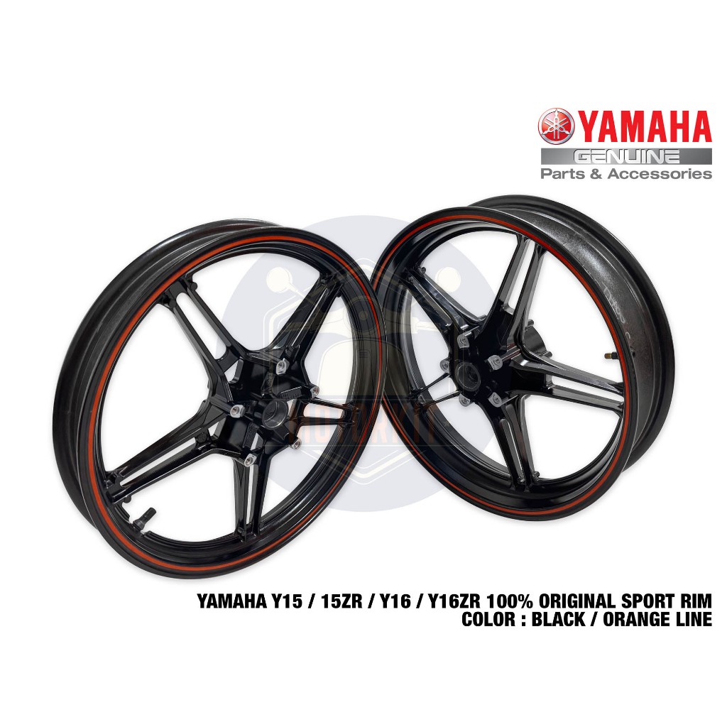 YAMAHA Y15 Y15ZR Y16 Y16ZR 100% ORIGINAL YSUKU RACING SPORT RIM 5 SPOKE ...