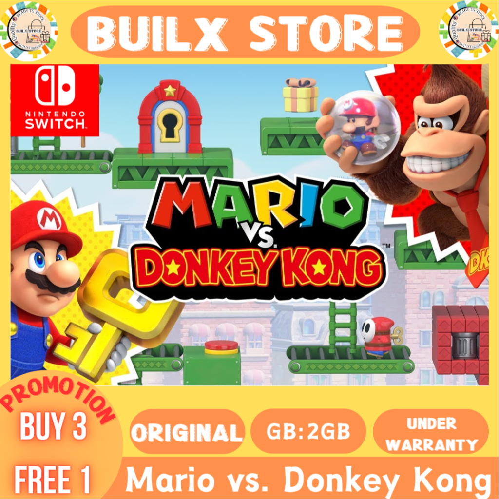 Mario vs Donkey Kong Nintendo Switch Digital Game ( BUY 3 FREE 1 ...