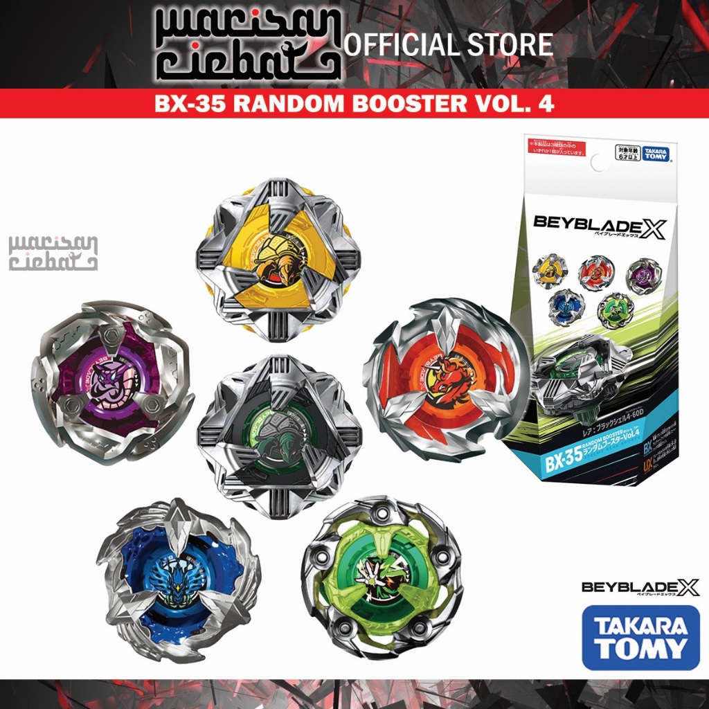 Takara Tomy Beyblade X BX-35 Random Booster Vol. 4 | Shopee Malaysia