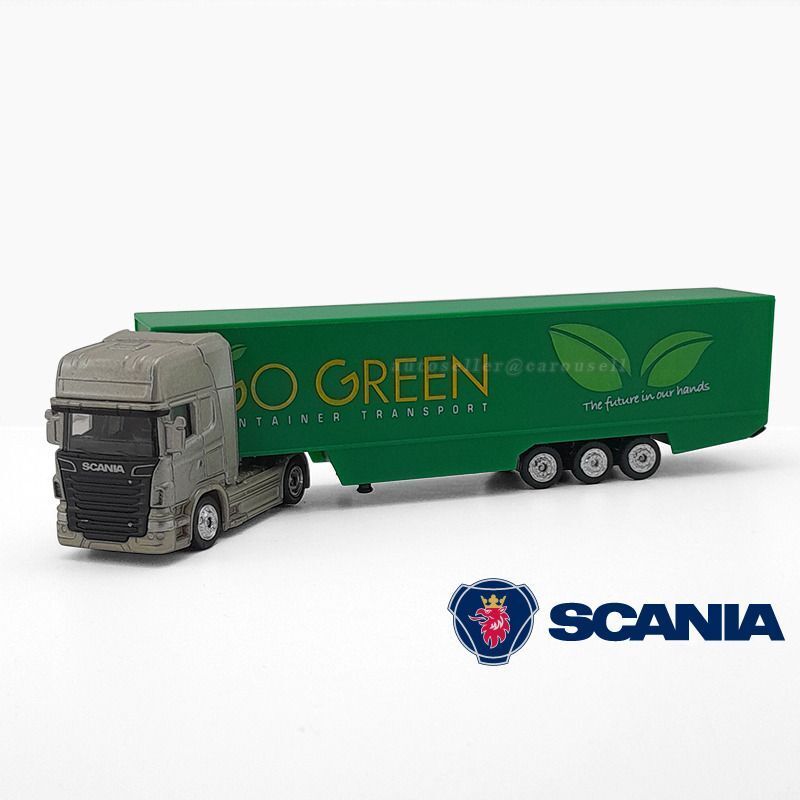 BREKINA 85156 - 1/87 Scania LB 76 Semi-Remorque - Scania Tour 63 - Neuf