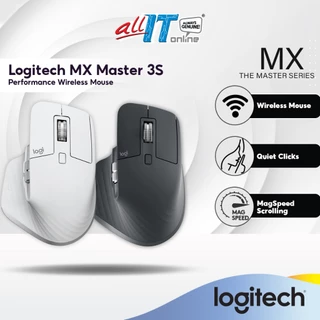 Logitech MX Master 3S Performance Wireless Mouse with Quiet Clicks | MagSpeed Scrolling | All-Day Comfort