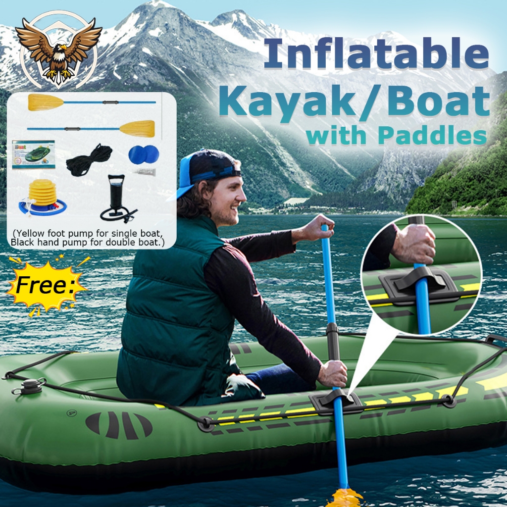 Inflatable Boat Raft Tahan Bocor Anti-Puncture & Cepat Kembang ahan ...