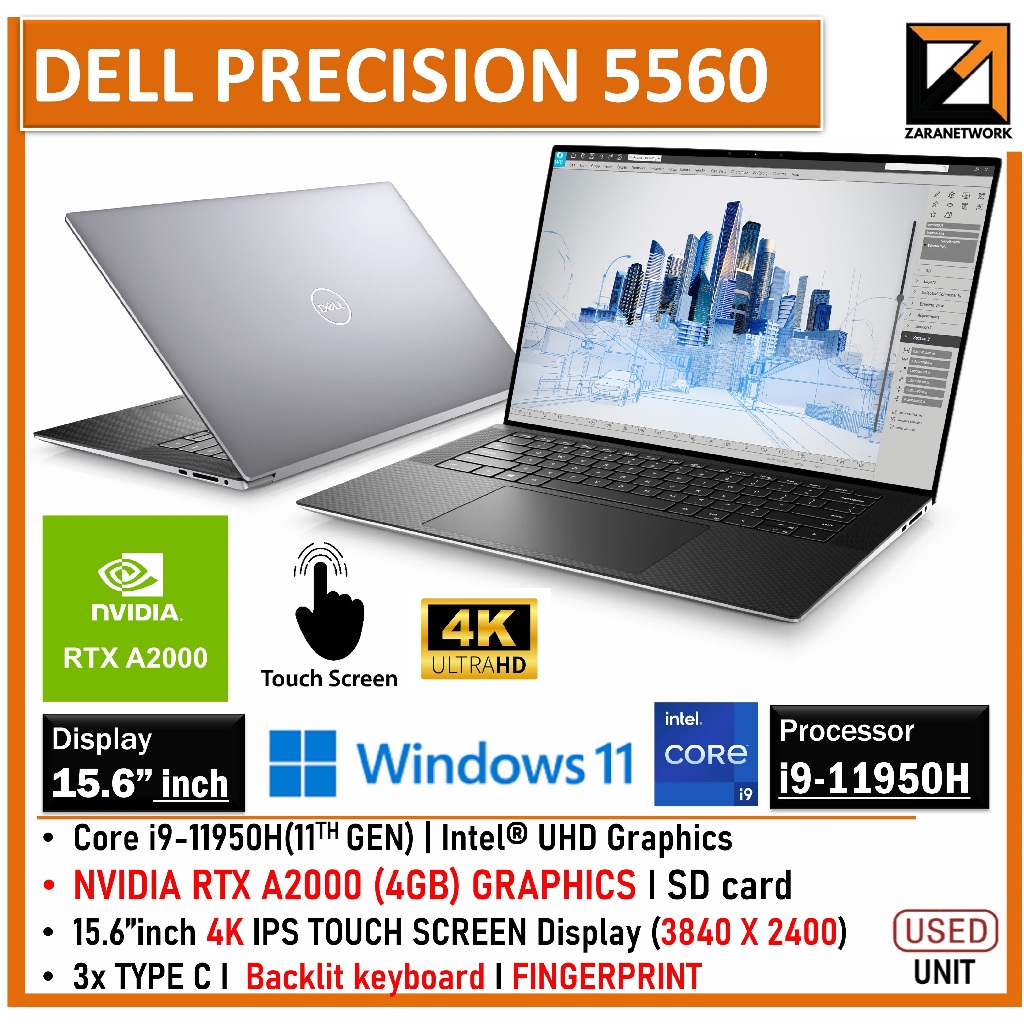 DELL GAMING LAPTOP Precision/Latitude (7550/5560/3541) (1 YEAR WARRANTY ...