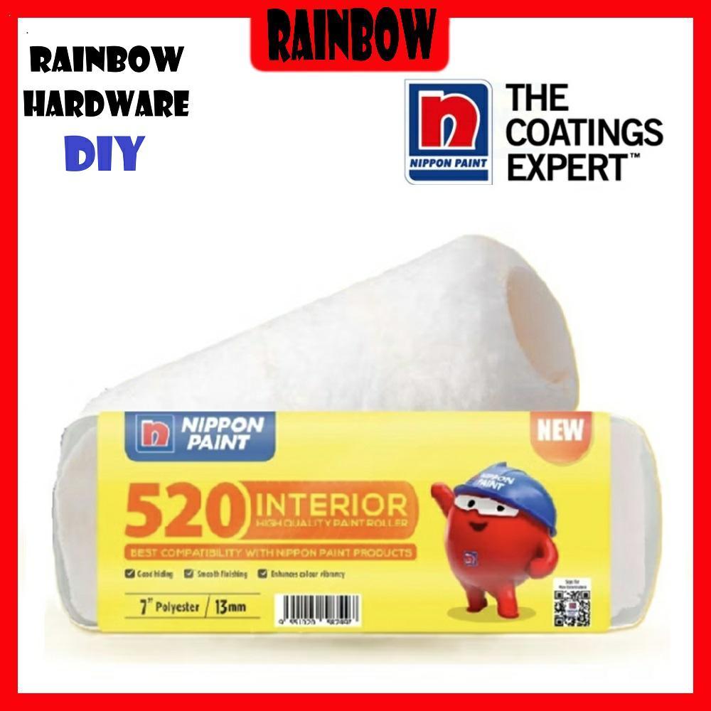 7" NIPPON POLYESTER 520 PAINT ROLLER REFILL / 7" PAINT ROLLER HANDLE ...