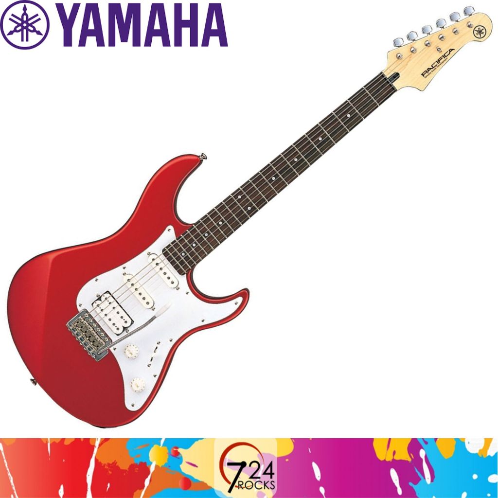Yamaha PAC012 Pacifica Double Cutaway Electric Guitar Red | Shopee Malaysia
