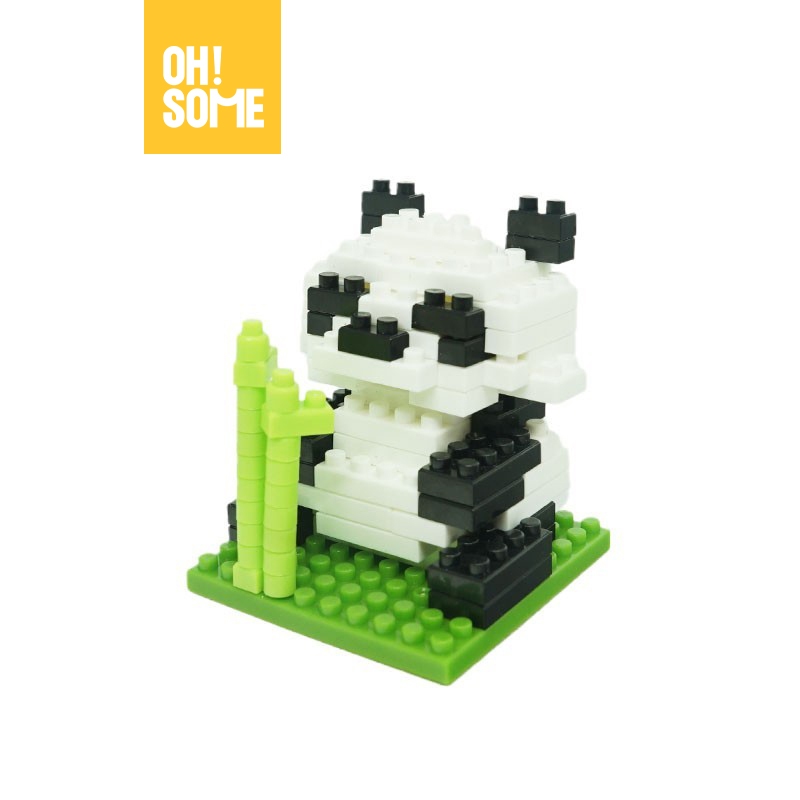 OHSOME - Jike Panda Building Blocks/ DIY Blocks/ Mini Bricks For Kids ...
