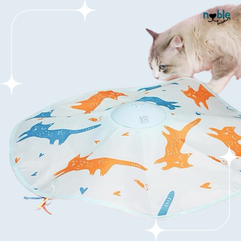 M-PETS Peek-A-Boo Teaser Toy for Cats – USB Rechargeable, Hunting