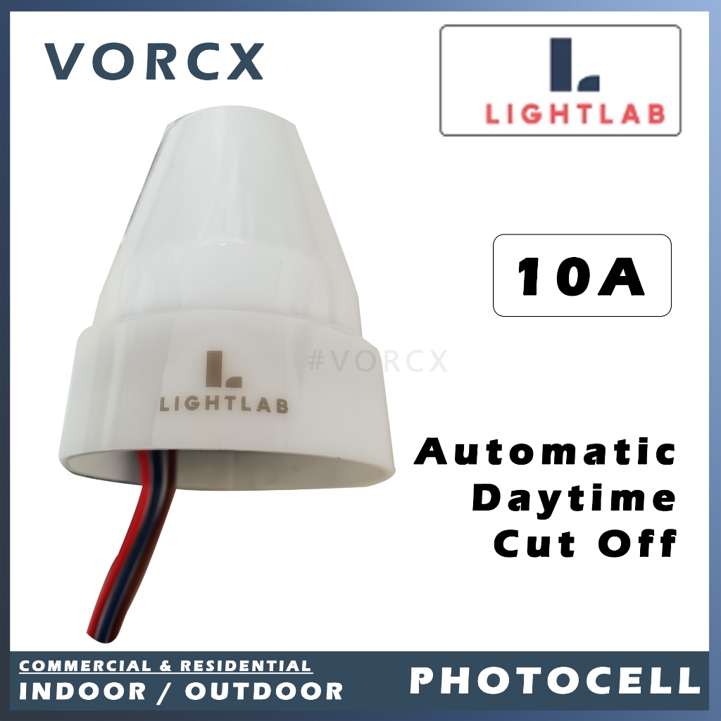 Lightlab 10A Photocell Sensor Switch Daytime Automatic Cut Off for ...