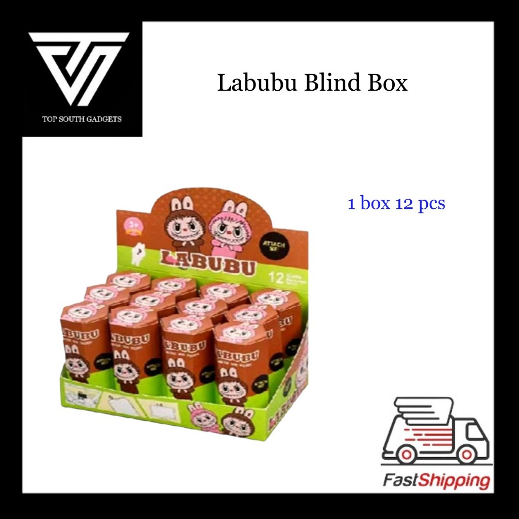 12 Pcs/Box Labubu Blind Box Mini The MonsterLabubu Doll Decoration Kid ...