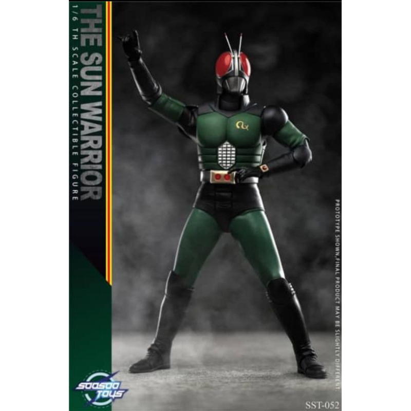 soosootoys sun warrior kamen rider black rx 1/6 scale 30cm
