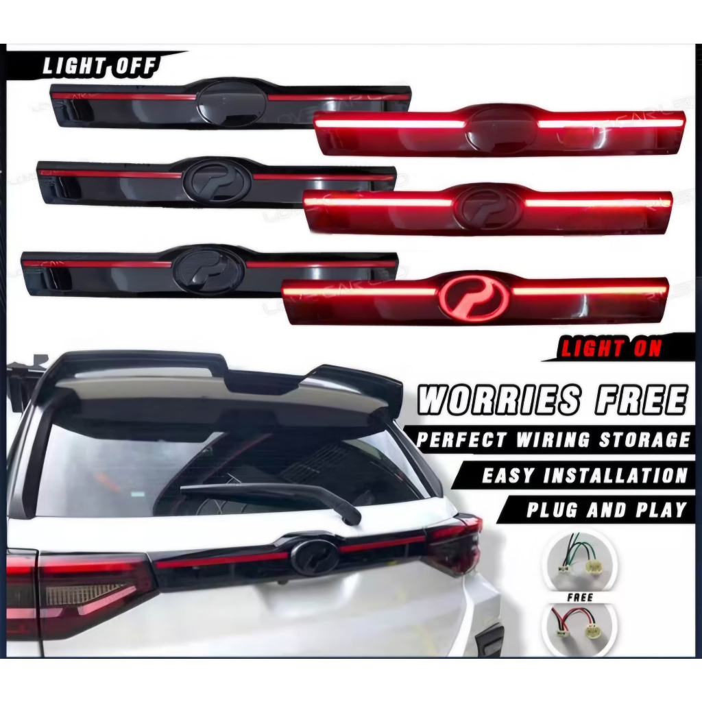 Perodua Ativa Rear Garnish LED With DRL Running Daylight+Signal ...