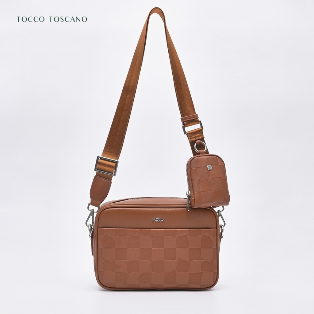Tocco Toscano Checkmate Couture Crossbody Bag With Small Pouch ...