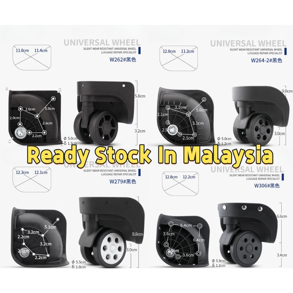 Luggage Accessories Wheel Reel Trolley Case Wear-Resistant Universal ...