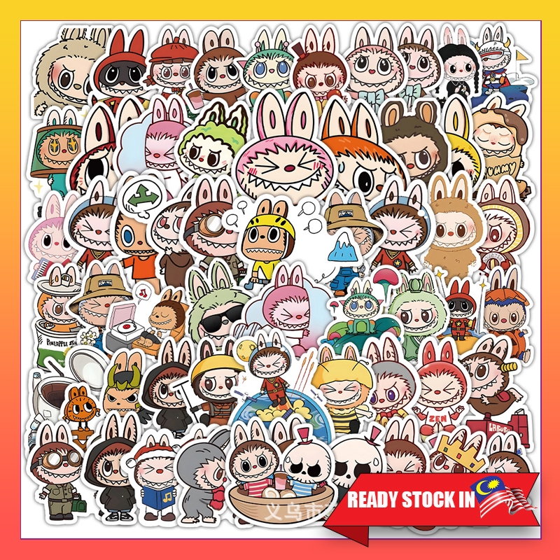 New stock!! Labubu Sticker DIY sticker | Shopee Malaysia