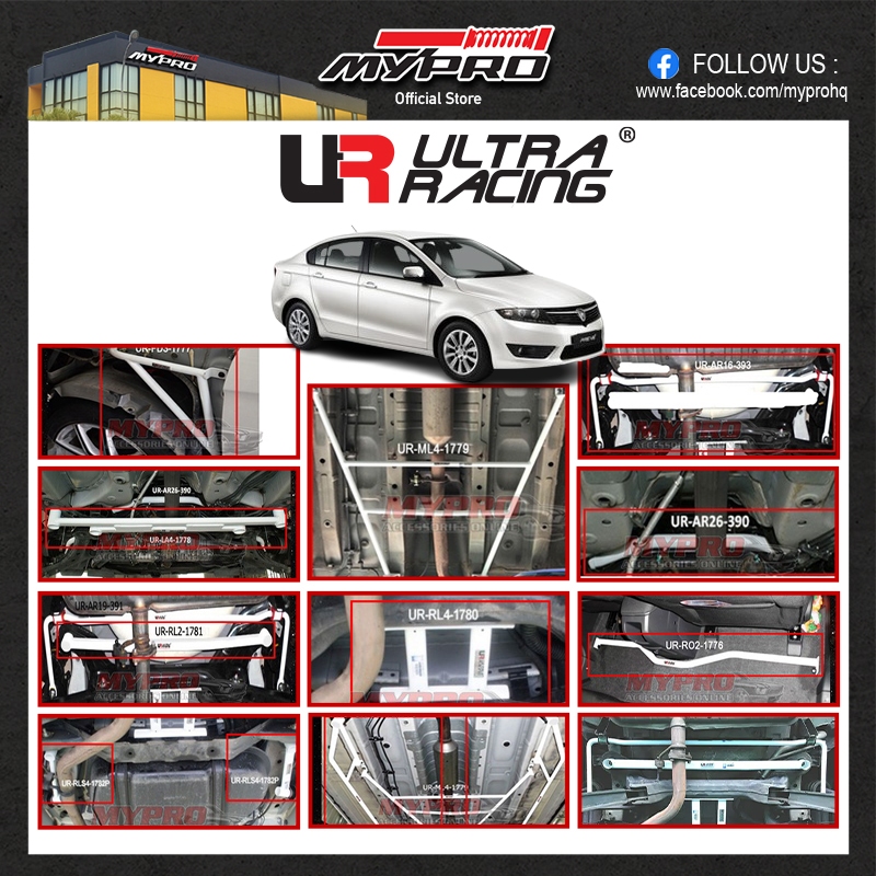 Proton Preve 1.6T - Safety Bar Ultra Racing 100% original | Shopee Malaysia