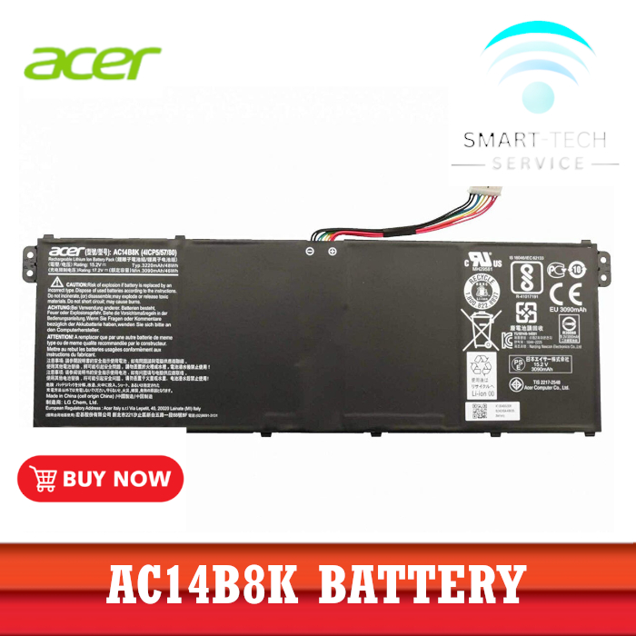 ACER ASPIRE AC14B8K AC14B3K AC14B7K A515-52 E5-771 ES1-511 R13 V3-112P ...