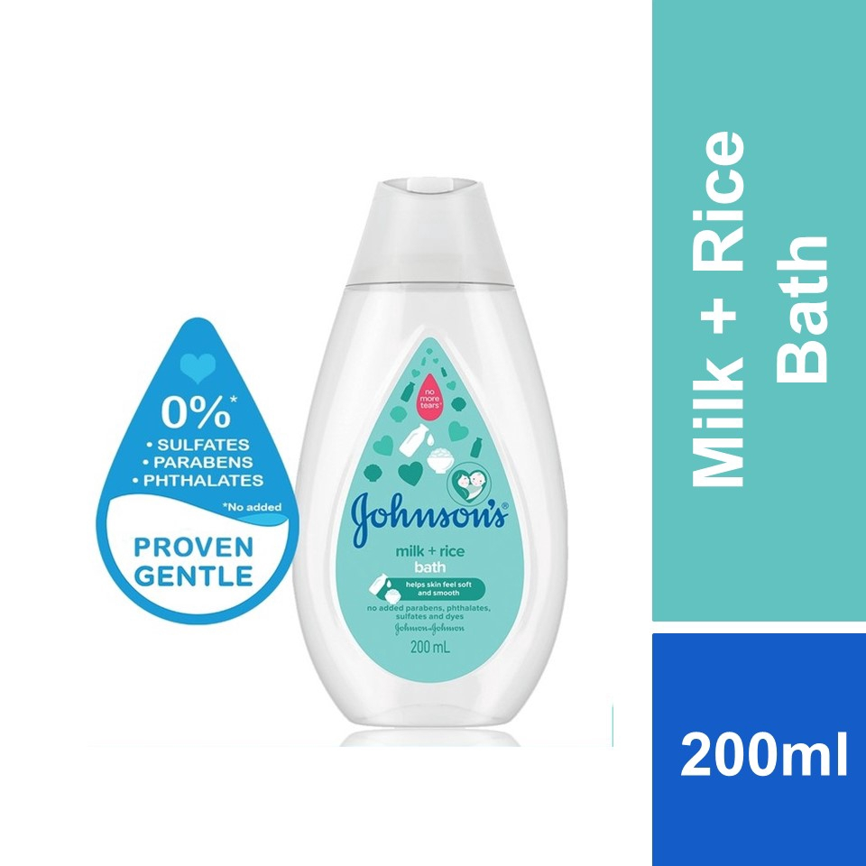 Johnson's Baby Milk + Rice Bath (200ml) | Shopee Malaysia