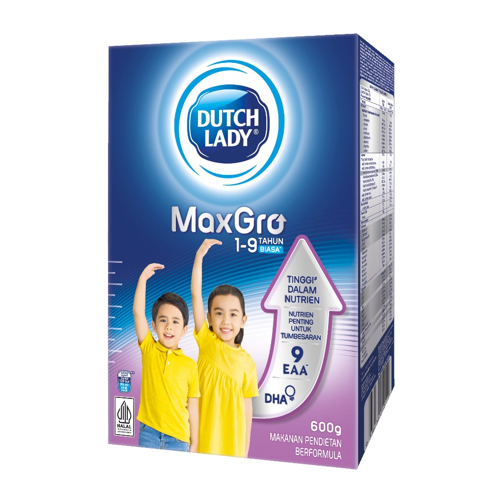 Dutch Lady MaxGro 1-9 years (600G) | Shopee Malaysia