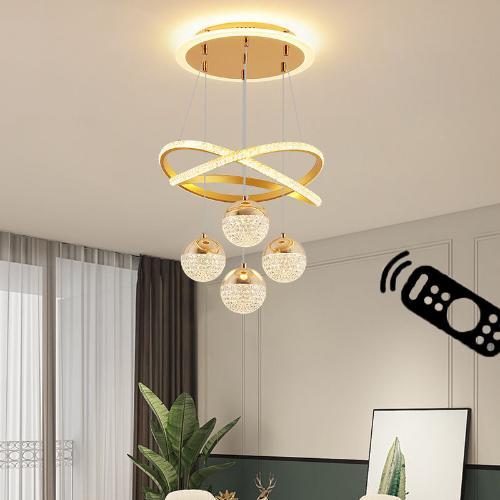 Modern Nordic starry sky chandelier living room center light bedroom ...