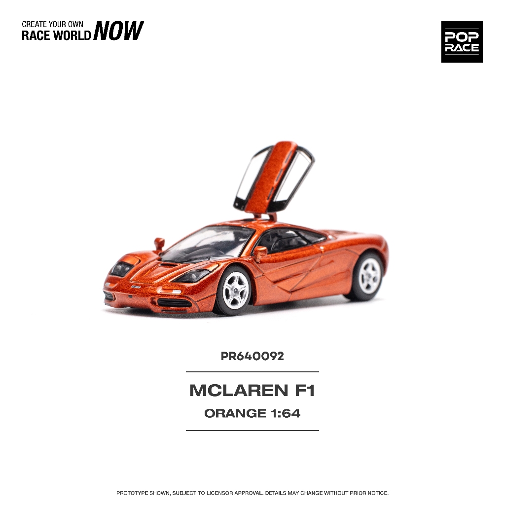 PopRace 1/64 Diecast McLaren F1 / Mazda RX7 FD3S / Pandem Civic EG6 ...