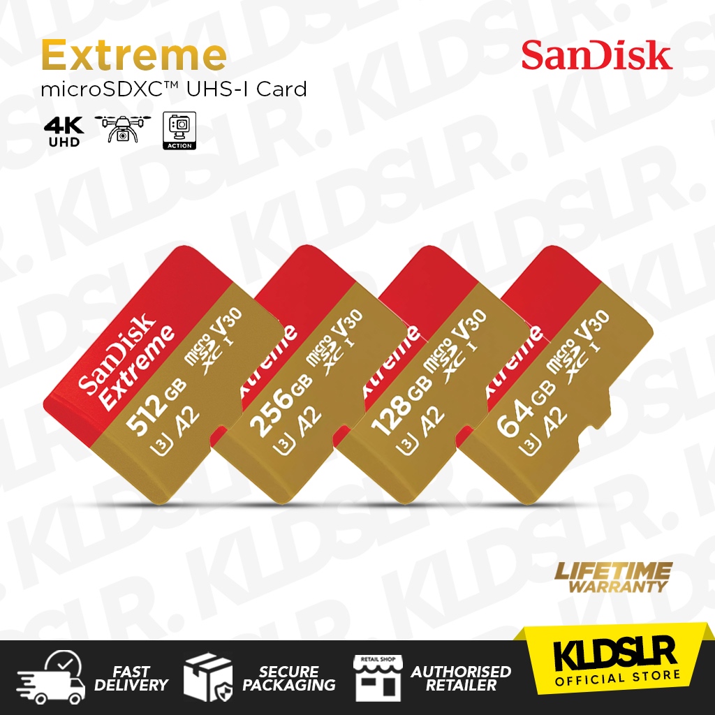 Sandisk Microsdxc Micro Sd Sandisk Extreme 512gb SanDisk Extreme