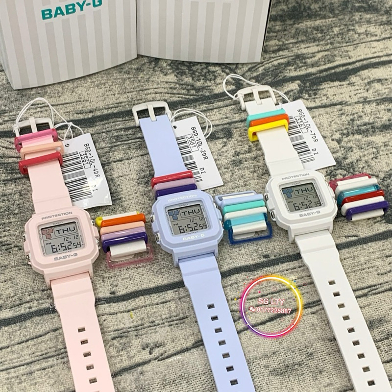 CASIO BABY-G+PLUS BGD-10L-4/BGD-10L-2/BGD-10L-7 convertible watch with ...
