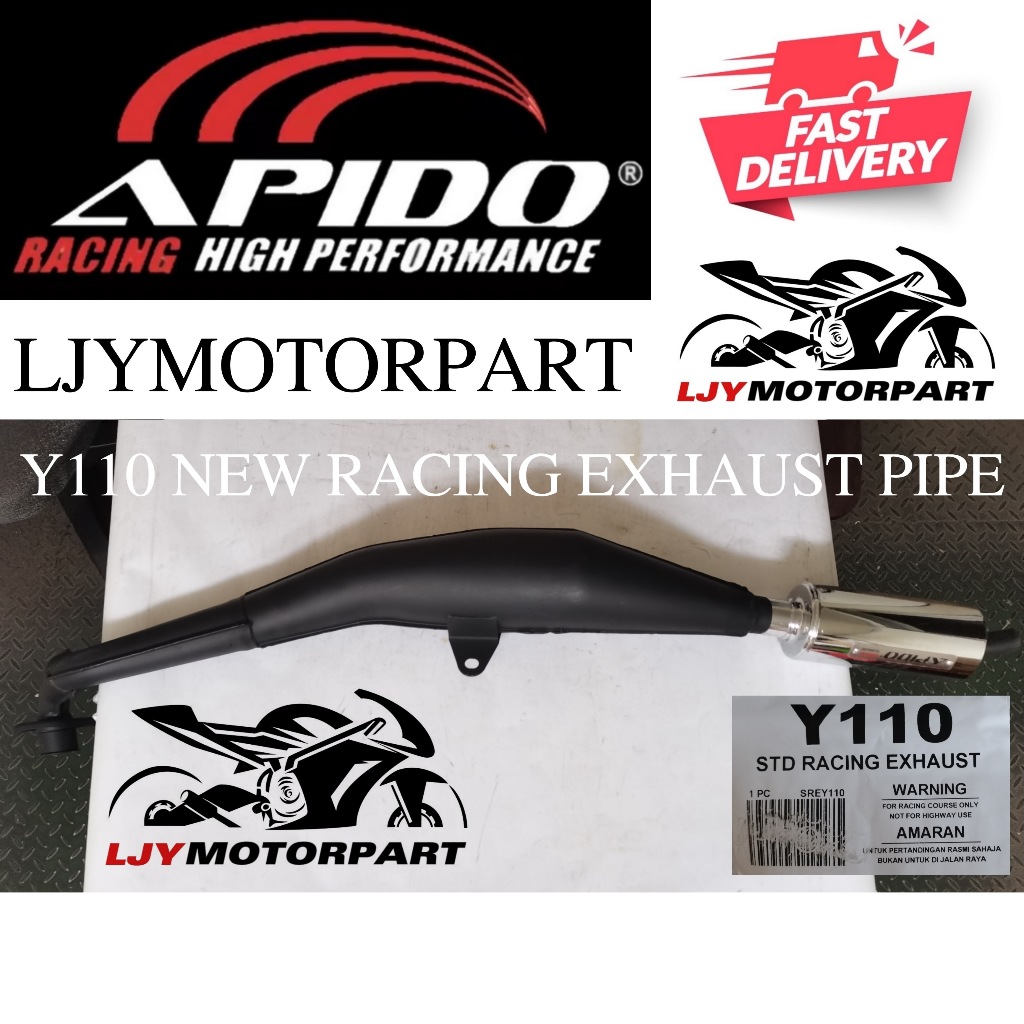 YAMAHA Y110 NEW SS2 RACING EXHAUST PIPE EKZOS EJOZ EZOS PAIP APIDO ...