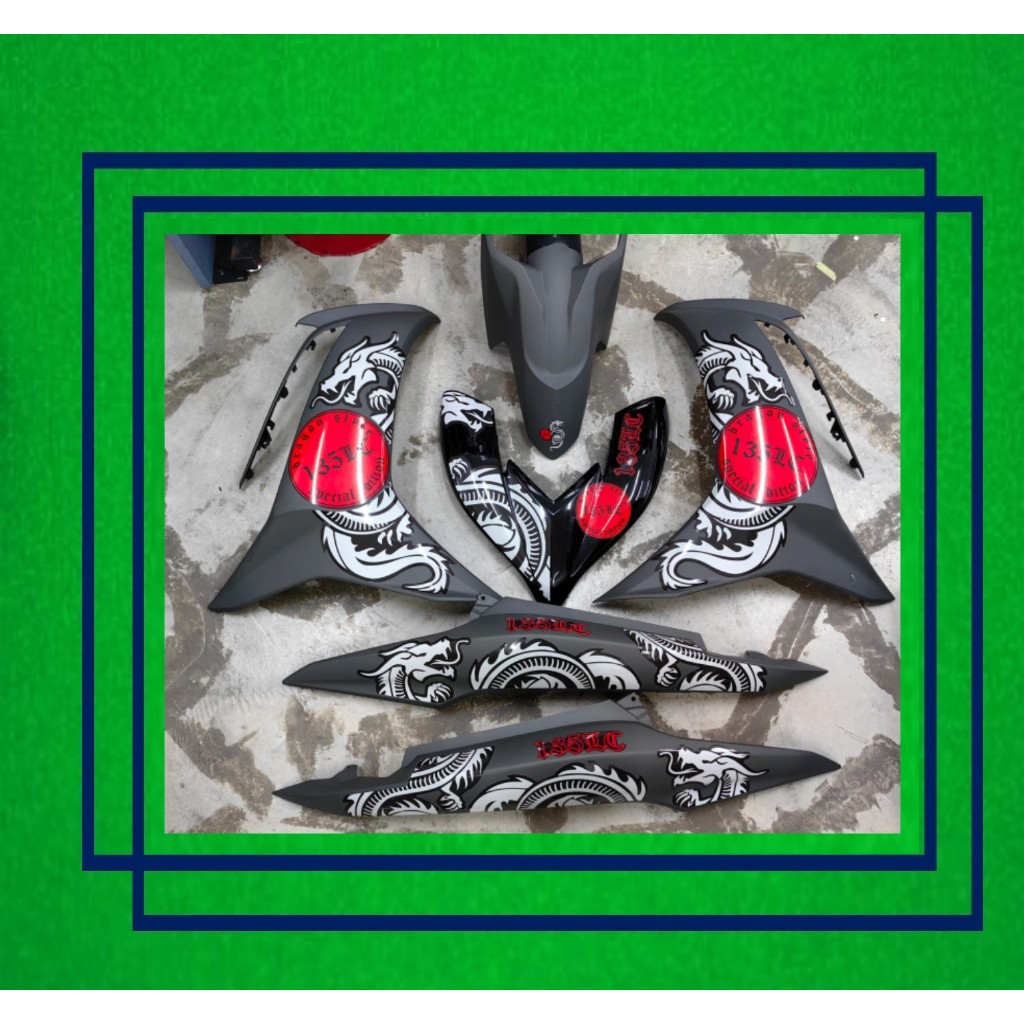 YAMAHA LC135-FI DRAGON STYLE SPECIAL EDITION [V8] (305) BLUE/PINK ...