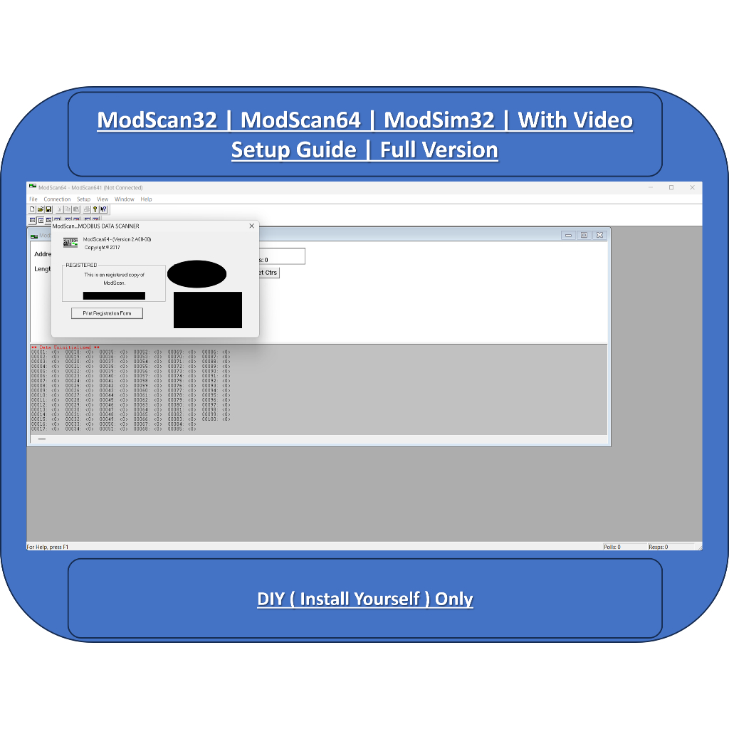 ModScan32 | ModSim32 || ModScan64 | ModSim64 V8 With Video Setup Guide ...