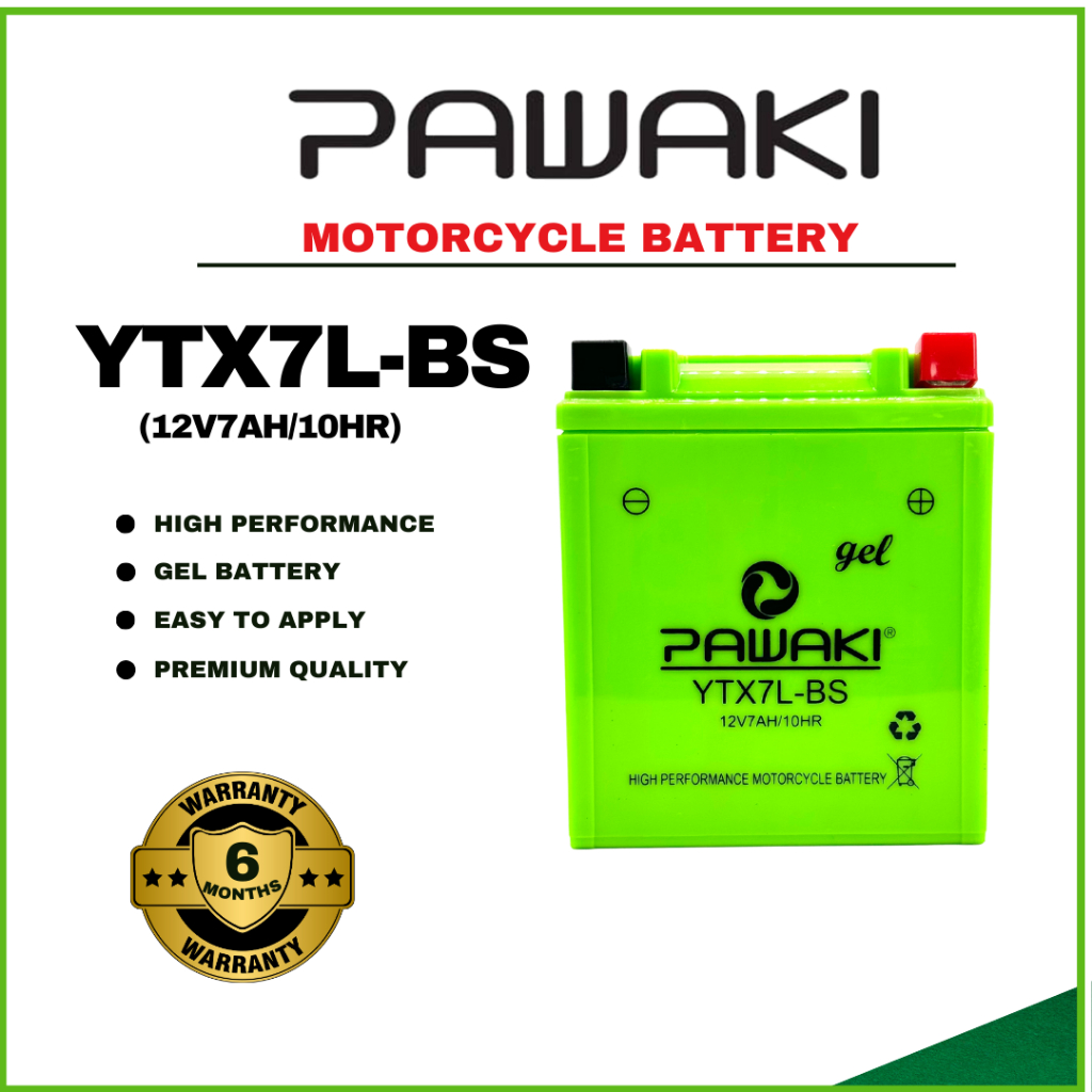 YTX7L- BS (6 MONTS WARRANTY) PAWAKI BATTERY MOTOR GEL (BENELLI RFS 150 ...