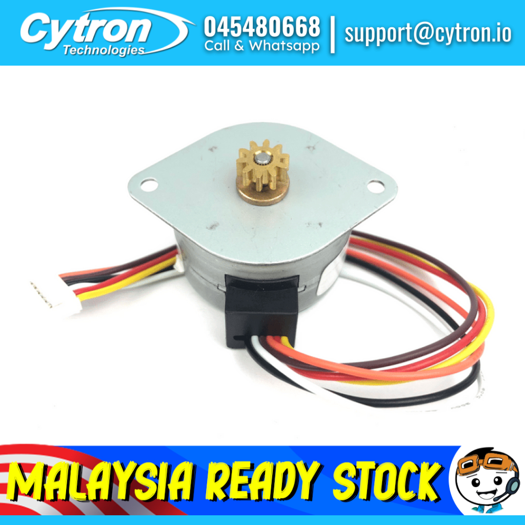 35BY48L Stepper Motor with mounting bracket, low-cost unipolar stepper ...