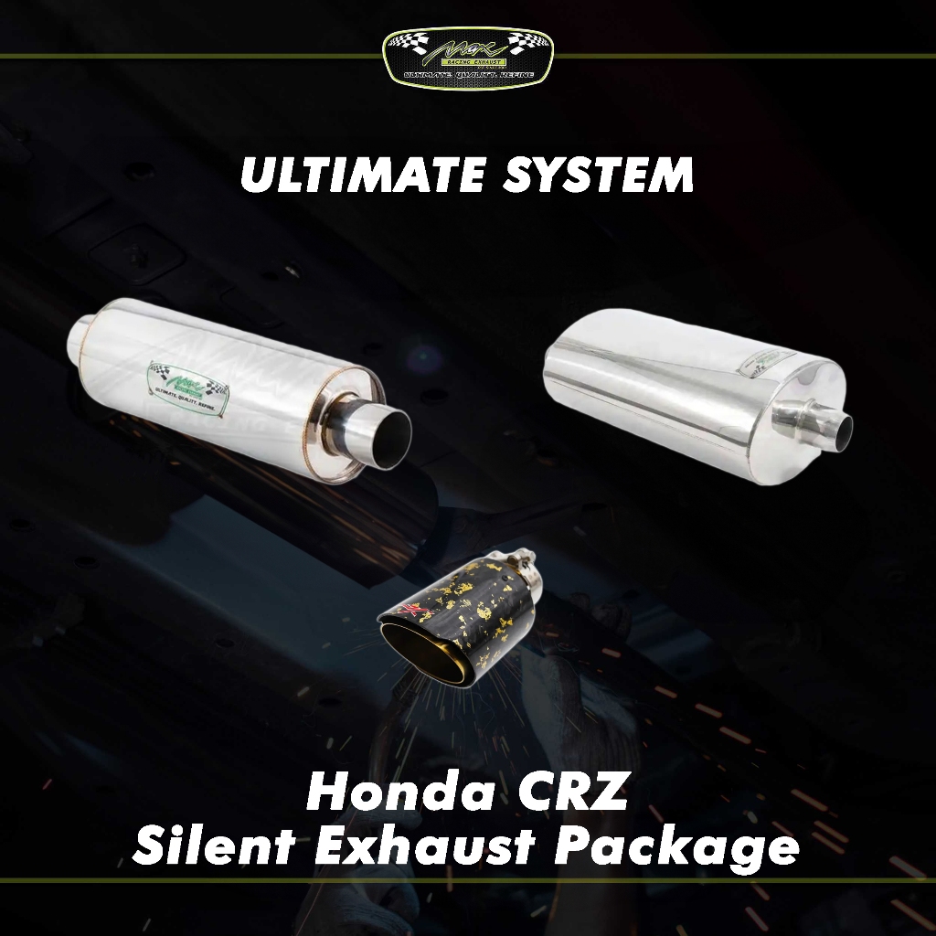 Honda CRZ Max Racing Silent Exhaust Package M455-MY & M110 S Flow ...