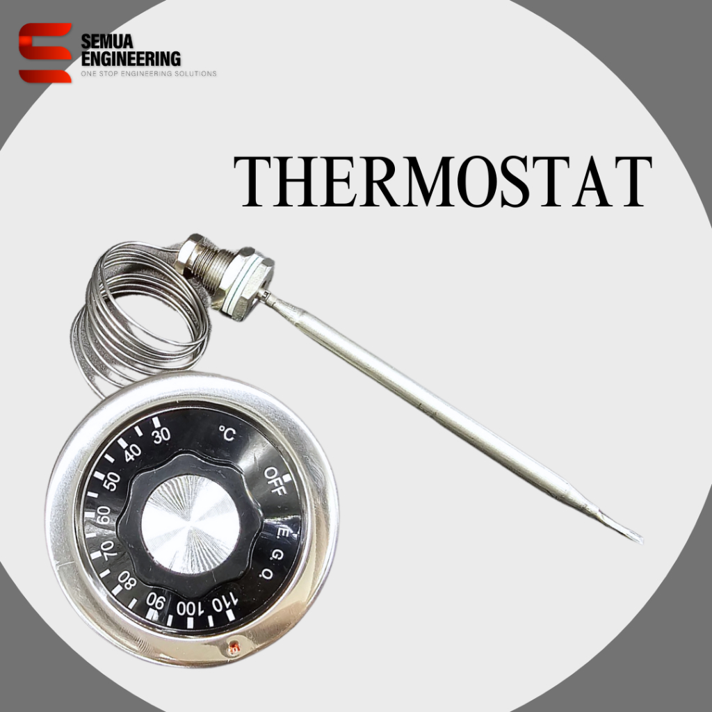 EGO CONTROL THERMOSTAT FOR BAIN MARIE FOOD WARMER UNIVERSAL KIT INC GLAND,KNOB