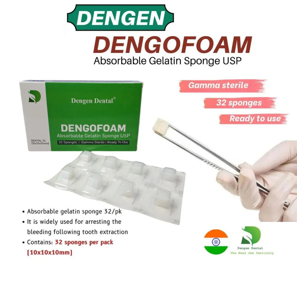 Éponge Gélatine Absorbable A-ÉPONGE - Boîte De 32, Marque Russman, Fabrication USA