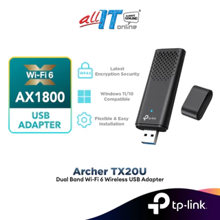 TP-Link Archer TX20U AX1800 Dual Band Wi-Fi 6 Wireless USB Adapter