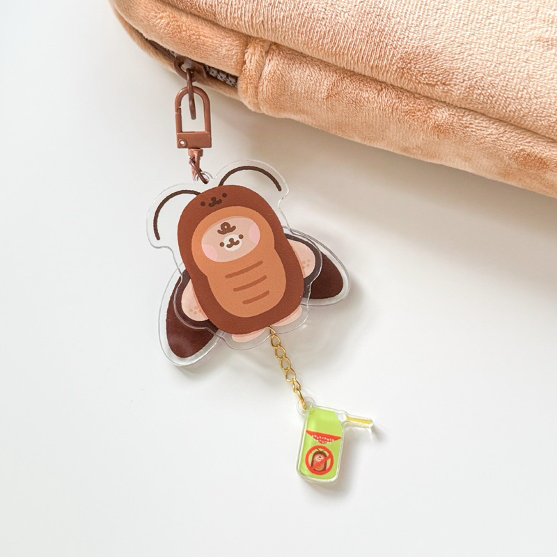 flying cockroach bear keychain | miichimochi | Shopee Malaysia
