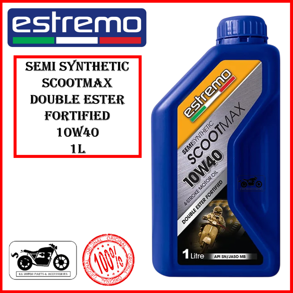 [100% ORIGINAL !!!] ESTREMO SCOOTMAX SEMI SYNTHETIC DOUBLE ESTER ...