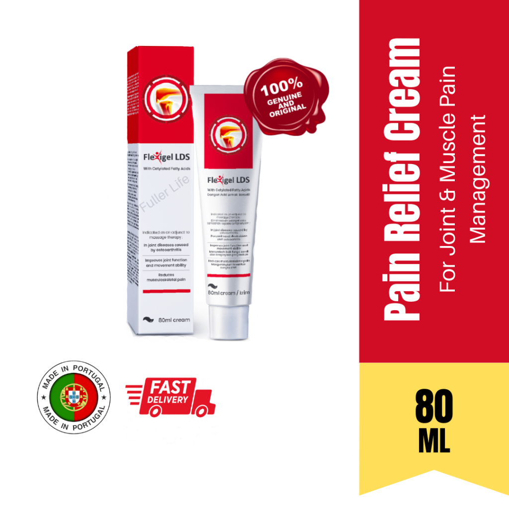 FLEXIGEL LDS Instant Pain Relief Cream 80ml | For Joint & Muscle Pain ...
