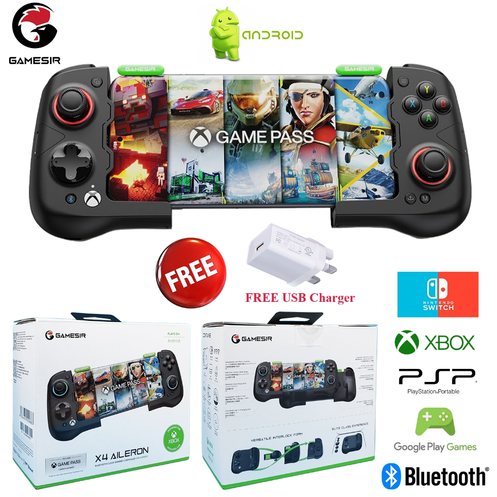 GameSir X4 Aileron Bluetooth Mobile Gaming Controller for Android with ...