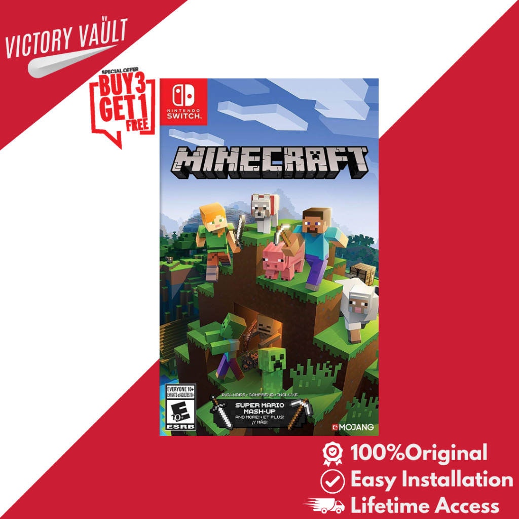 Minecraft (Nintendo Switch) 我的世界 Digital Download Activated | Shopee ...