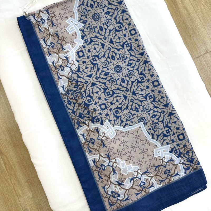 Bawal Printed Corak Bidang 50 Premium Cotton Voile Premium Plus Square ...