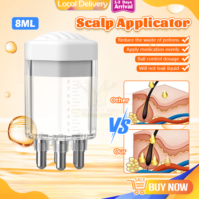 8ML Scalp Oil Applicator Liquid Comb Hair Growth Treatment Head ...