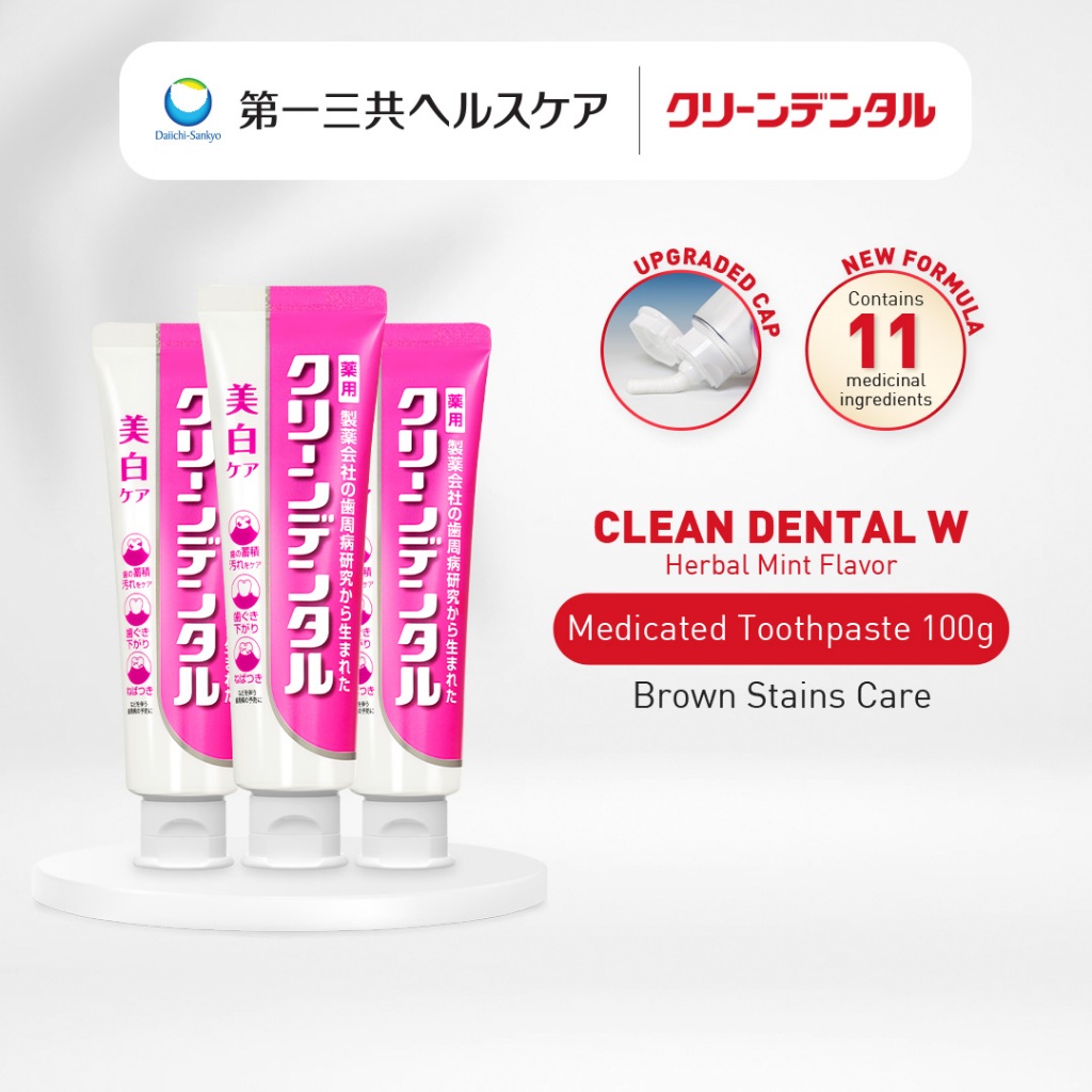 Clean Dental W Brown Stains Care Refreshing Mint Flavor Toothpaste ...
