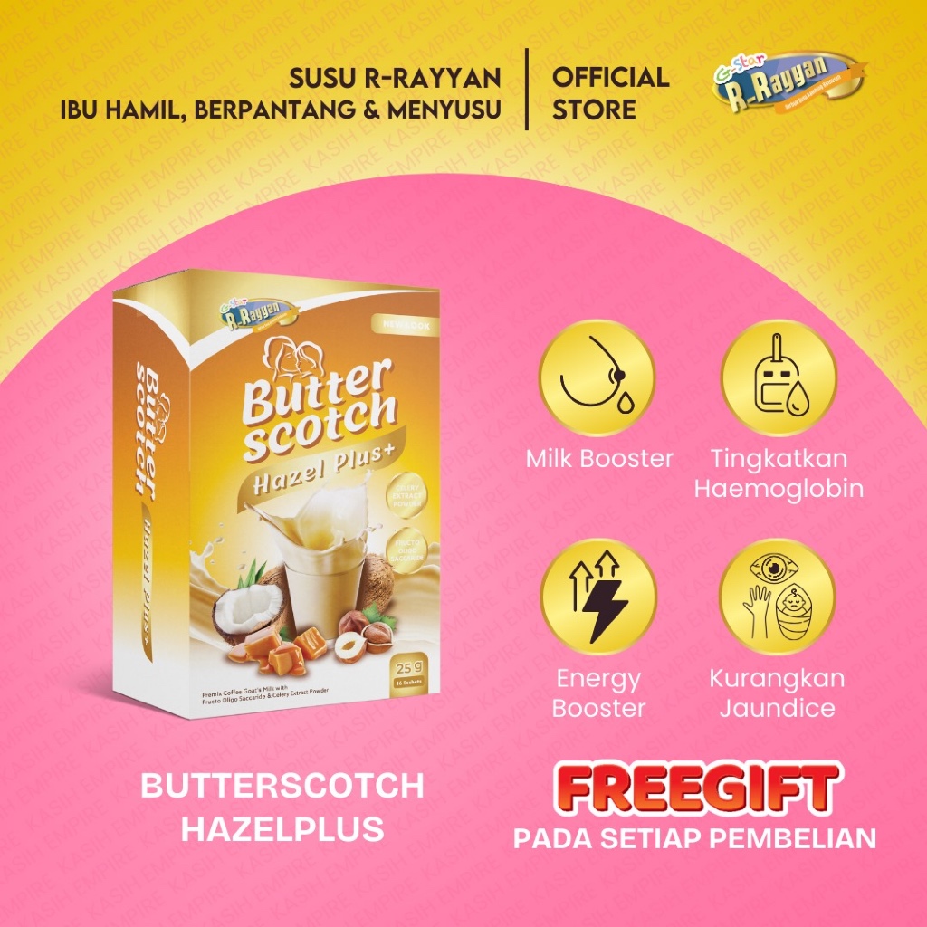 OFFICIAL STORE R RAYYAN Susu Ibu Butterscoth Hamil Berpantang Menyusu ...
