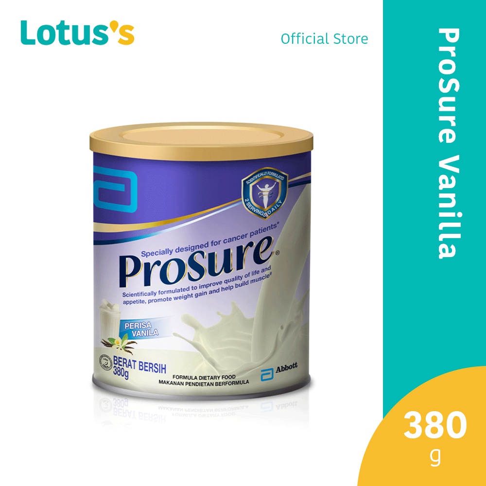 ProSure Vanilla 380g (Cancer Formulation Suitable for Chemotherapy ...
