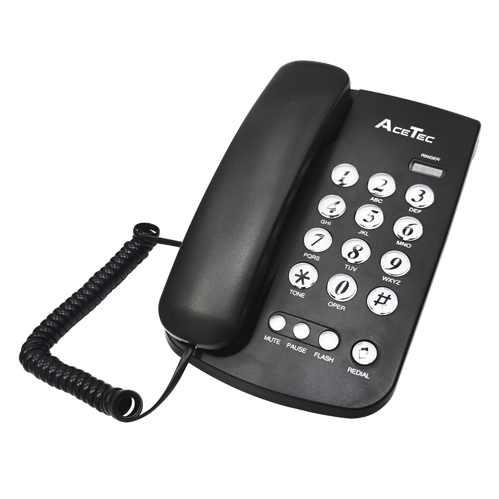ACETEC ATP100 Corded Single Line Telephone TM Unifi Maxis Time Landline ...