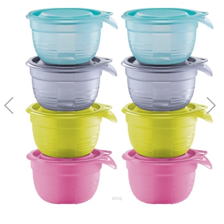 Tupperware Pretty Pastel Bowl Set 625ml | Shopee Malaysia