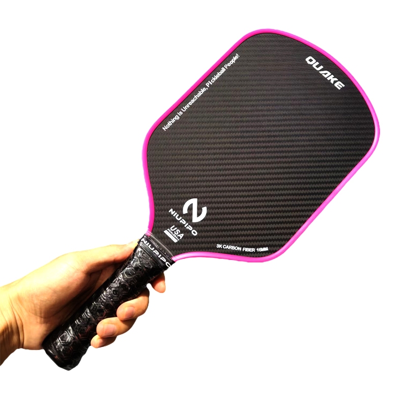 Penang Stock) Niupipo 3K Carbon Fiber Pickleball Paddle